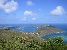 The view from atop Virgin Gorda