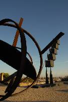 Rooftop installation of Es Baluard museum